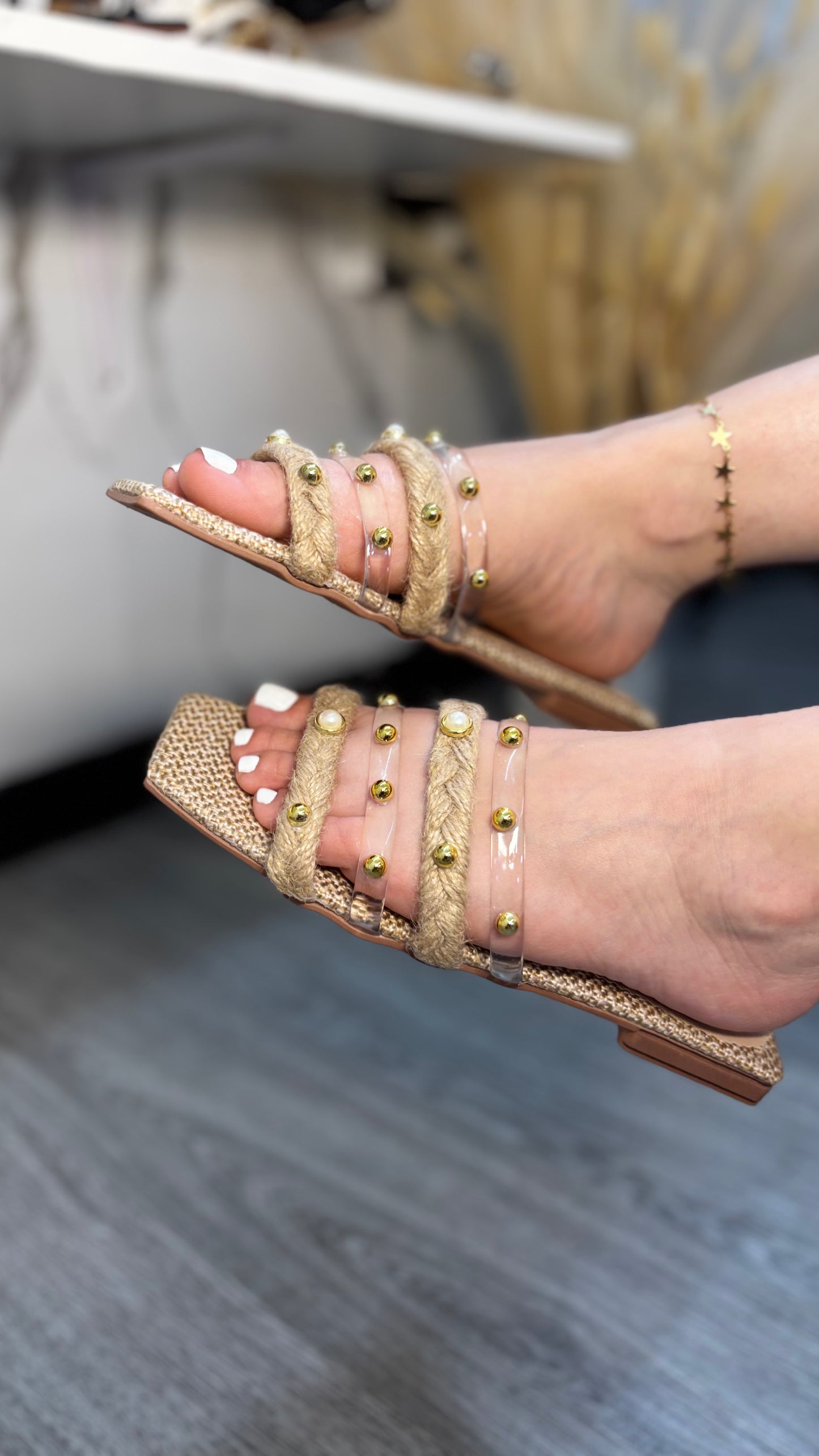 Sandalias Amaya/ Perlas